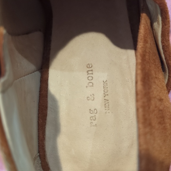 Rag & Bone | Mabel suede peep toe booties - Picture 8 of 11